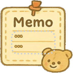 003-The cute bear's message
