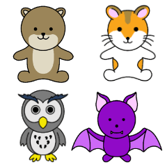 かわいい動物たちのご挨拶　第10弾