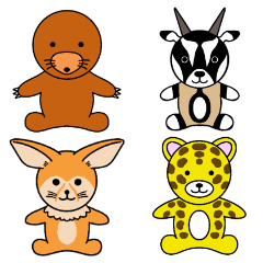 かわいい動物たちのご挨拶　弾11弾