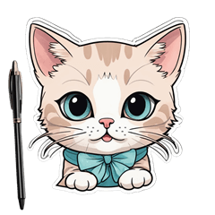 Expressions of a Naughty Cat