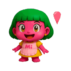 Mi_chan_dayon moving Stickers