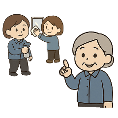 清掃員のお仕事スタンプ３