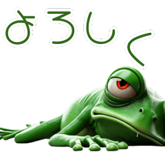 A realistic 3D weird frog! Gerogeroo!