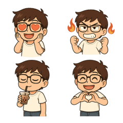 Happiness, anger, sadness, and joy