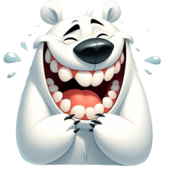 Cute White Bear V.1