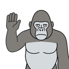 やる気のないゴリラ2【言葉なし編】