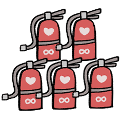 五隻可愛鳳凰是五個小男生