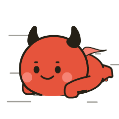 Cute Red Devil 2 : Animated