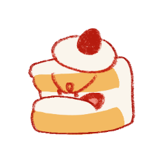 莓嘎。一塊情緒化的草莓蛋糕