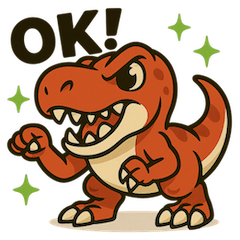 Cool T-Rex Daily Sticker Pack