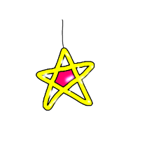 星のオーナメントです