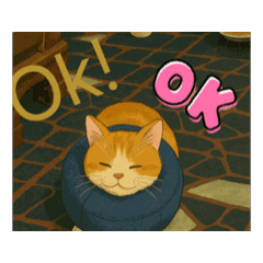 一隻貓來讓你擁有一個美好的一天