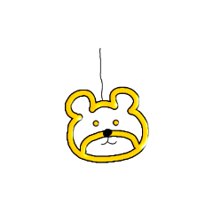 くまさんのオーナメントです。