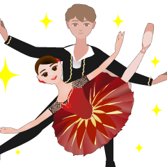 The Sticker of Classical Ballet