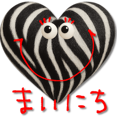 motto's Heart Stickers