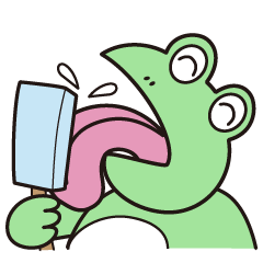 Funny Frog Stickers