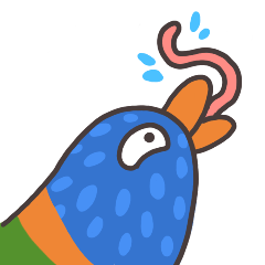 吸蜜鸚鵡【藍頭怪】登場