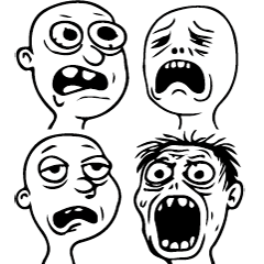 醜陋骯髒討厭嫌棄不屑表情4