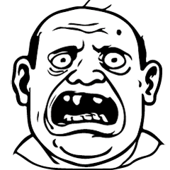 醜陋骯髒討厭嫌棄不屑表情2