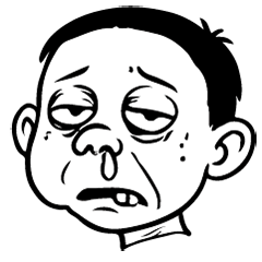 醜陋骯髒討厭嫌棄不屑表情3