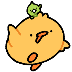 mamepiyo line  sticker