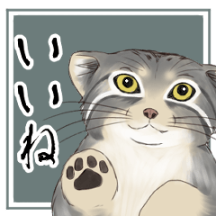 Pallas's cat sticker1