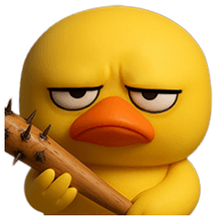 3D chick with a mean look (no dialogue)