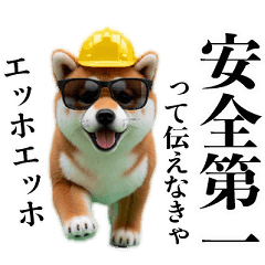 動く柴犬エッホエッホ☆現場仕事