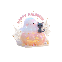 cute3D Halloween Sticker