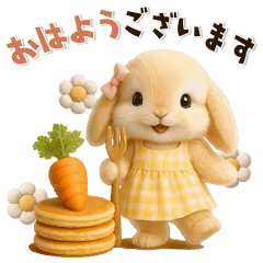 動く♡可愛い♡ふわふわうさぎ