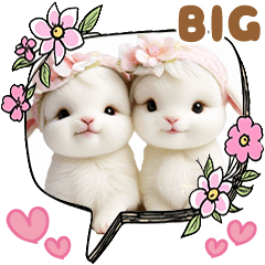 cute goat speech bubble BIG Sticker