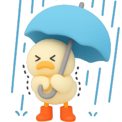 3D★お天気のアヒル【敬語】
