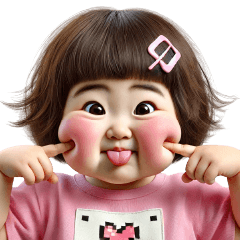 Chubby Girl Funny face137(MINI)EN