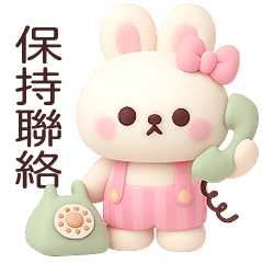 白胖可愛兔大貼圖