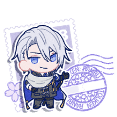 【展示刀剣シリーズ】切手風スタンプvol.3