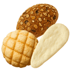 世界のパン(実写風)＊アレンジ自由