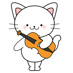 Violin and a cat