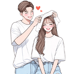 Minimal lovely couple no text