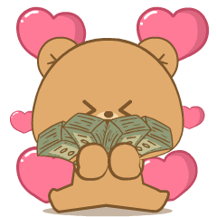 Weird Kuma Bear : Animated Stickers