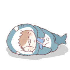 【ネガティブ②】サメ！着ぐるみ動物