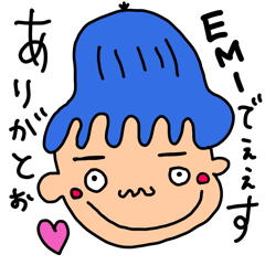 sticker of various picture of emi