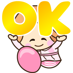 Cheerful and easy-to-send stickers