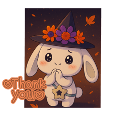 Magical Halloween Bunny