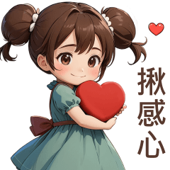 ♡甜美女孩19♡揪感心 – LINE貼圖 | LINE STORE