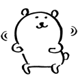 自分ツッコミくま (うご2)