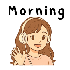 Cute Mood Girl Sticker