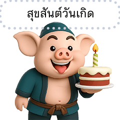 Zhu Bajie - 3D  Thailand's message