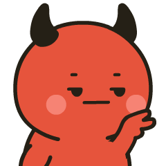 Cute Red Devil 3 : Animated Stickers