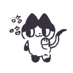 黑白小貓1
