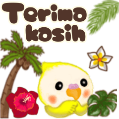 Fluffy Cockatiel Greeting Indonesian